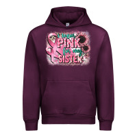 Mauve Wine i wear pink for my sister Urban Hoodie - CowGirlArtShop
