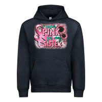 Navy i wear pink for my sister Urban Hoodie - CowGirlArtShop