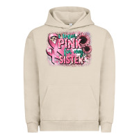 Pigment French Oak i wear pink for my sister Urban Hoodie - CowGirlArtShop