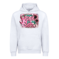 White i wear pink for my sister Urban Hoodie - CowGirlArtShop
