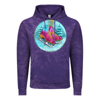 Cloud Purple ice skate christmas ornament Vintage Hoodie - BundleAndBundleShop