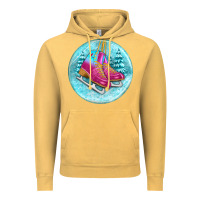 Vintage Mustard ice skate christmas ornament Vintage Hoodie - BundleAndBundleShop