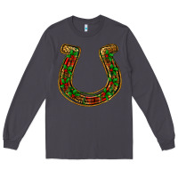 Smoke Christmas Horseshoe Long Sleeve Tee - Jasminsmagicworld