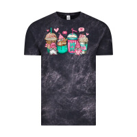 Cloud Black valentines day gnomes coffee cups Vintage Tee - Jasminsmagicworld