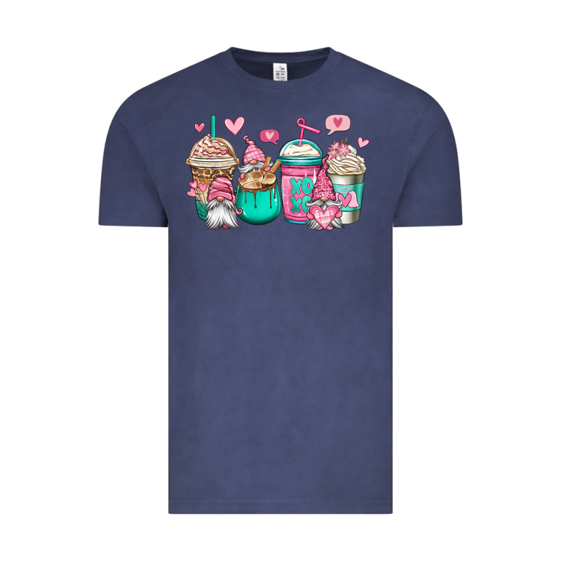 Valentines Day Gnomes Coffee Cups Vintage Tee by Jasminsmagicworld | Teevron