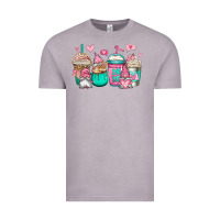 Vintage Zinc valentines day gnomes coffee cups Vintage Tee - Jasminsmagicworld