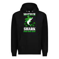 Black Mother Shark Doo Doo Doo Premium Hoodie - Bettercallsaul