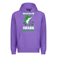 Purple Mother Shark Doo Doo Doo Premium Hoodie - Bettercallsaul