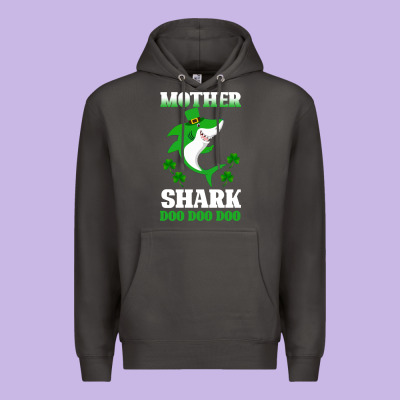 Mother Shark Doo Doo Doo Premium Hoodie Designed By Bettercallsaul