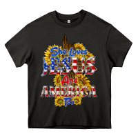 Asphalt she loves jesus Heavy Core Tee - texasbilliewilder