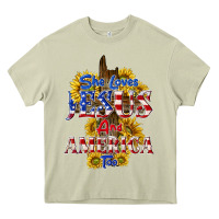 Mossy she loves jesus Heavy Core Tee - texasbilliewilder