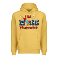 Antique Gold little miss firecracker Premium Hoodie - JahusDesignShop