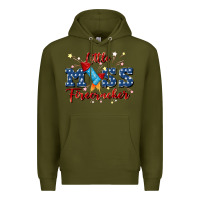 Army Green little miss firecracker Premium Hoodie - JahusDesignShop