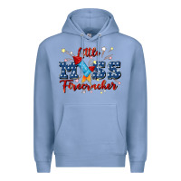 Colony Blue little miss firecracker Premium Hoodie - JahusDesignShop