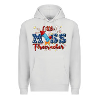 Dove Grey little miss firecracker Premium Hoodie - JahusDesignShop