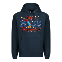 Navy little miss firecracker Premium Hoodie - JahusDesignShop