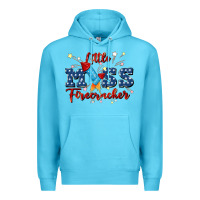 Ocean Blue little miss firecracker Premium Hoodie - JahusDesignShop