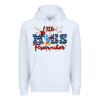 White little miss firecracker Premium Hoodie - JahusDesignShop