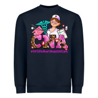 Navy cna certified nursing assistant Heavyweight Sweatshirt - AdoDesignShop