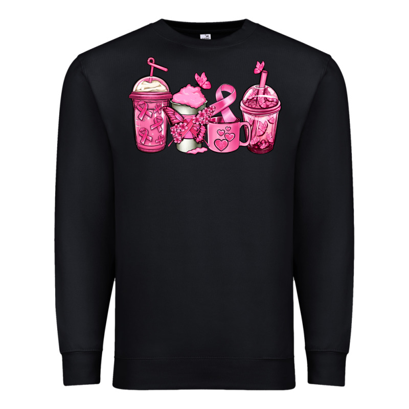 Breast Cancer Coffee Premium Sweatshirt by Jasminsmagicworld | Teevron