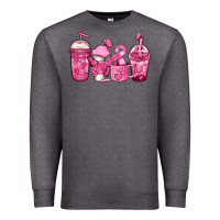 Charcoal Heather breast cancer coffee Premium Sweatshirt - Jasminsmagicworld
