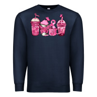 Navy breast cancer coffee Premium Sweatshirt - Jasminsmagicworld