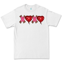 White valentine's day xoxo heart balloon Premium Tee - RanaPortraitStore