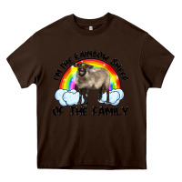 Chocolate Brown i'm the rainbow sheep of the family suffolk sheep black face sheep Heavy Core Tee - Artiststas