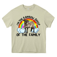 I'm The Rainbow Sheep Of The Family Suffolk Sheep Black Face Sheep Heavy Core Tee | Teevron