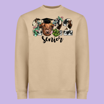 Highland Cow 2022 Heavyweight Sweatshirt Designed By Jahusdesignshop