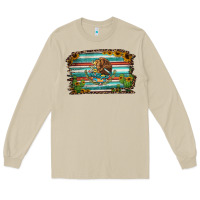 Mushroom cactus turquoise serape leopard mexican flag Long Sleeve Tee - Jasminsmagicworld