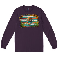 Plum cactus turquoise serape leopard mexican flag Long Sleeve Tee - Jasminsmagicworld