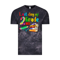 Cloud Black last day of second grade Vintage Tee - Artiststas