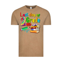 Vintage Coffee last day of second grade Vintage Tee - Artiststas