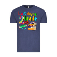 Vintage Denim last day of second grade Vintage Tee - Artiststas