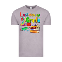 Last Day Of Second Grade Vintage Tee | Teevron