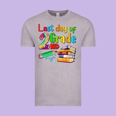 Last Day Of Second Grade Vintage Tee Designed By Artiststas