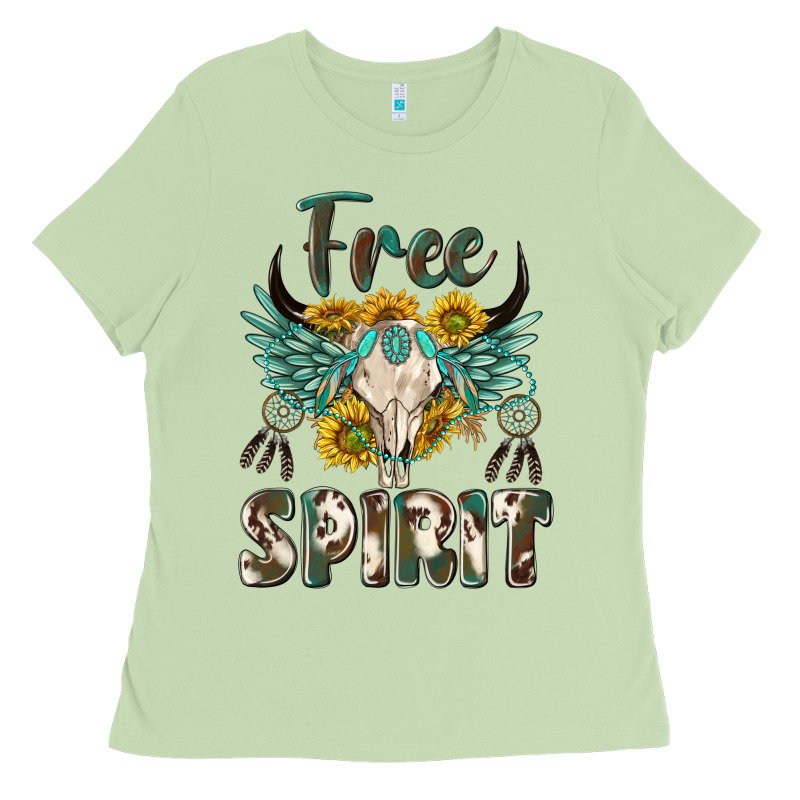 Western Boho Free Spirit Ladies Tee by texasbilliewilder | Teevron