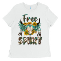 White western boho free spirit Ladies Tee - texasbilliewilder