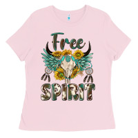 Bubblegum Pink western boho free spirit Ladies Tee - texasbilliewilder