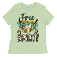 Matcha western boho free spirit Ladies Tee - texasbilliewilder