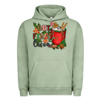Pigment Oil Green but first cocoa Urban Hoodie - CowGirlArtShop