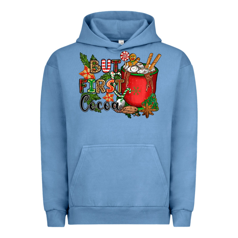 But First Cocoa Urban Hoodie by CowGirlArtShop | Teevron