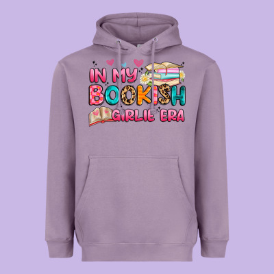 In My Bookish Girlie Era Heavyweight Hoodie Designed By Artiststas