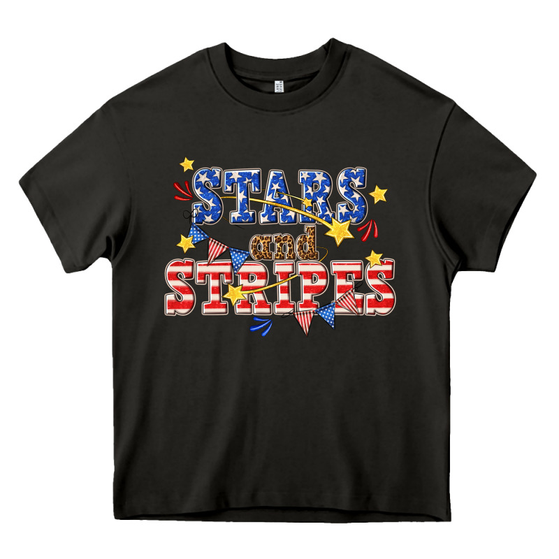 Stars And Striper Billie Wilder Heavy Core Tee by texasbilliewilder | Teevron