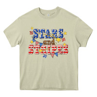 Mossy stars and striper billie wilder Heavy Core Tee - texasbilliewilder