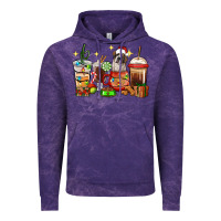 Cloud Purple Christmas coffee cups with Saint Bernard Vintage Hoodie - RanaPortraitStore