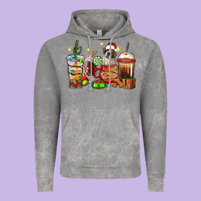 Christmas Coffee Cups With Saint Bernard Vintage Hoodie Designed By Ranaportraitstore