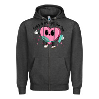 Charcoal Heather only heart eyes for you Zipper Hoodie - MaliasSmallBusiness