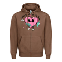 Chestnut only heart eyes for you Zipper Hoodie - MaliasSmallBusiness
